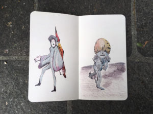 Plz hold my paint / illustration 1
